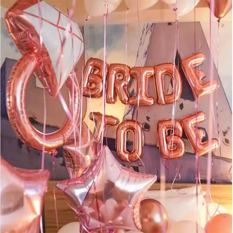 Set de Globos "BRIDE TO BE"