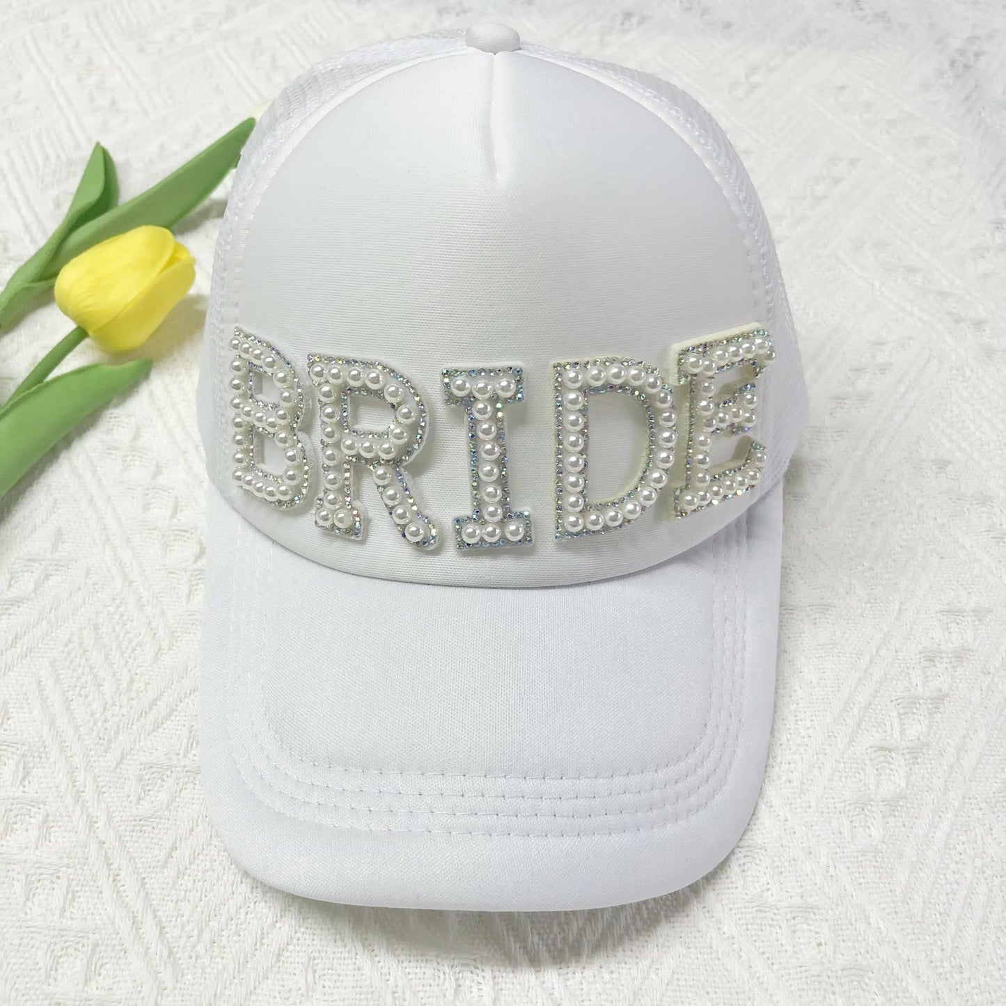Gorra Bride Perlas