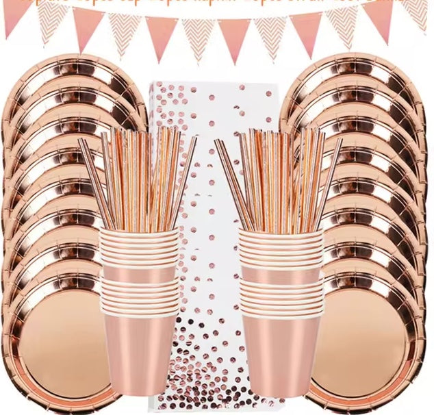 Desechables Rose Gold