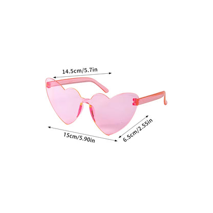 Lentes Corazón Clear