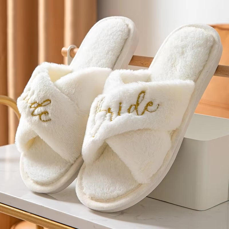 Pantuflas Bride Bordadas