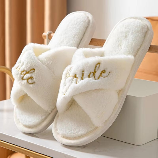 Pantuflas Bride Bordadas