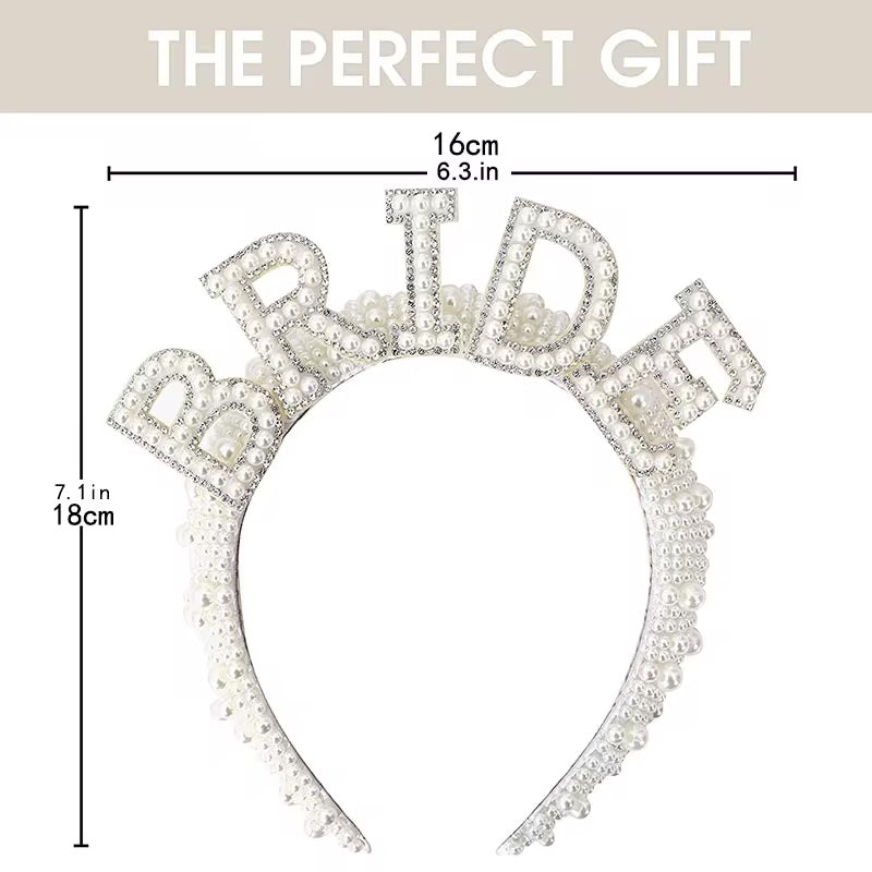 Diadema de Perlas "Bride"