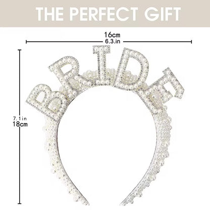 Diadema de Perlas "Bride"