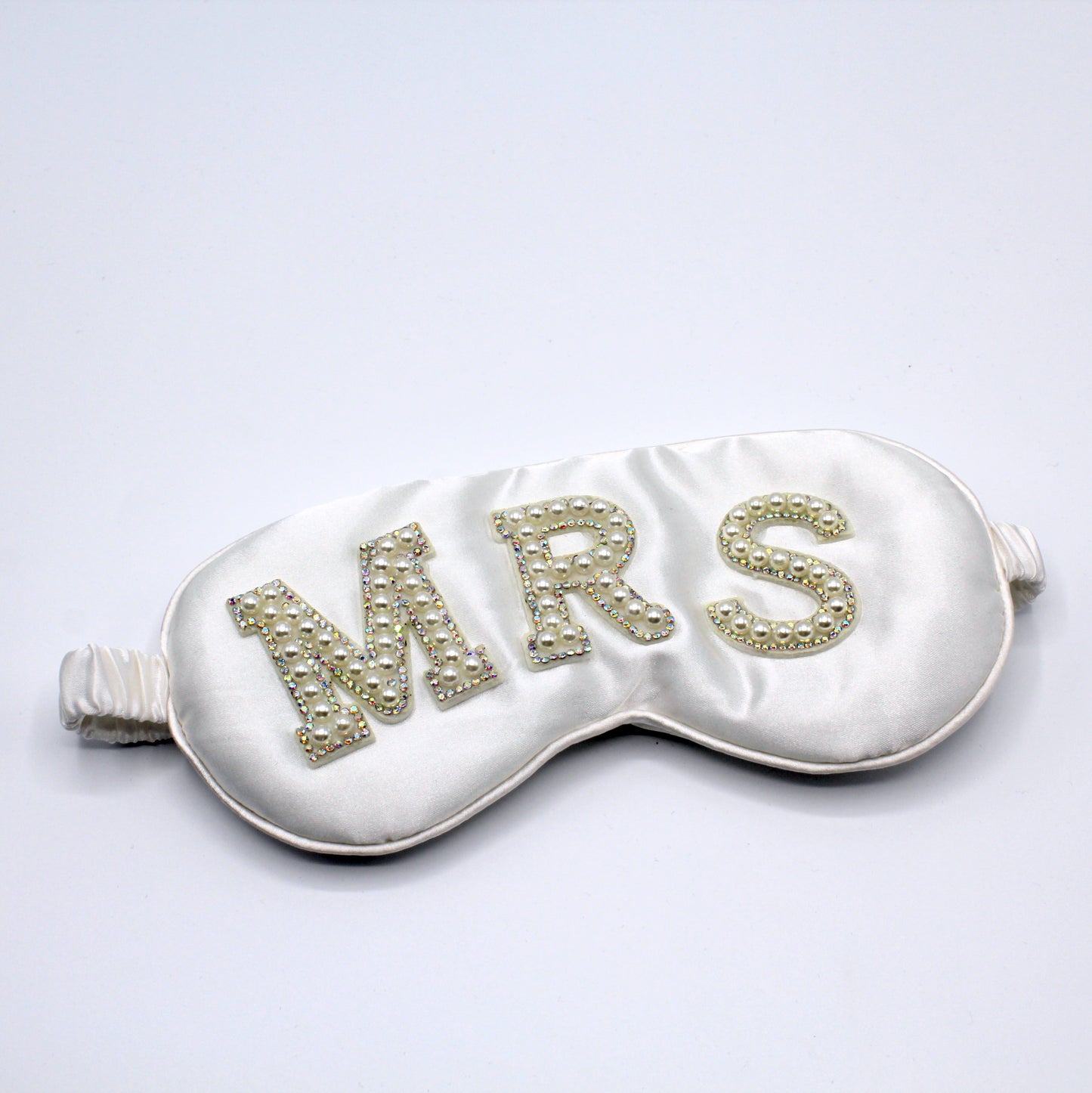 Antifaz Blanco de Seda Personalizable