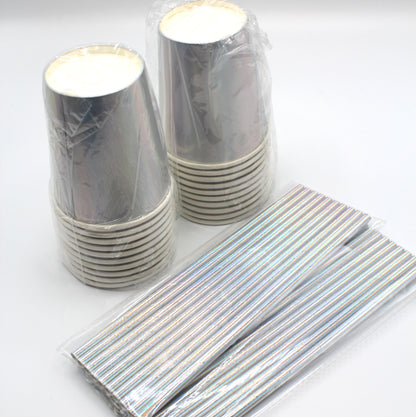 Desechables Color Plata