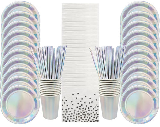Desechables Color Plata